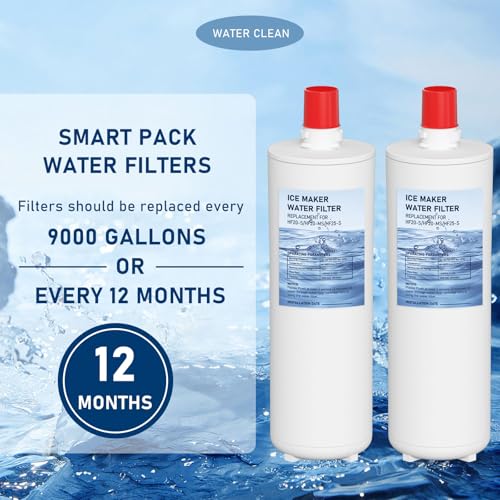 HF20-S HF20-MS HF25-S Water Filter Replacement Compatible with 3M High Flow Series Cartridge HF20-S, 5615103/HF20-MS, 5615109/HF25-S,5615203, Water Filtration System 3-Packs (3 Count)