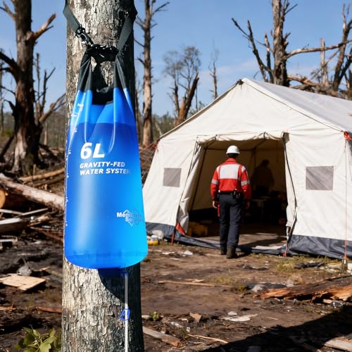 6L Gravity Water Filter Pro for Group Camping