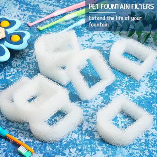 15 Pcs Foam Filters Compatible with Drinkwell Pet Fountain Filters (15 Count)