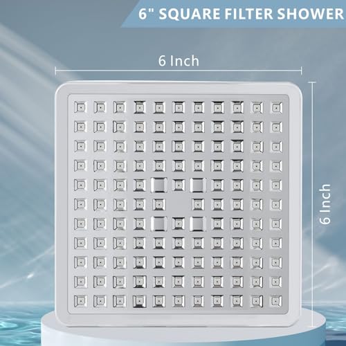 High Pressure Rain Shower Head with Filtered