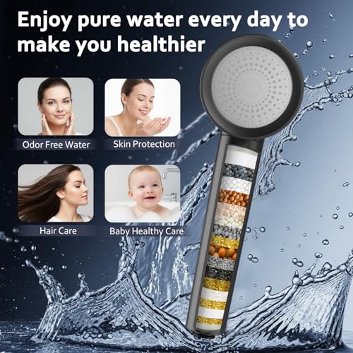 Filtered Shower Head with Handheld