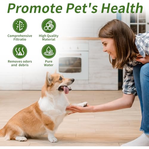 12 Sets Pet Dog Replacement Filters Compatible with Smartoo 7l (12 Count)