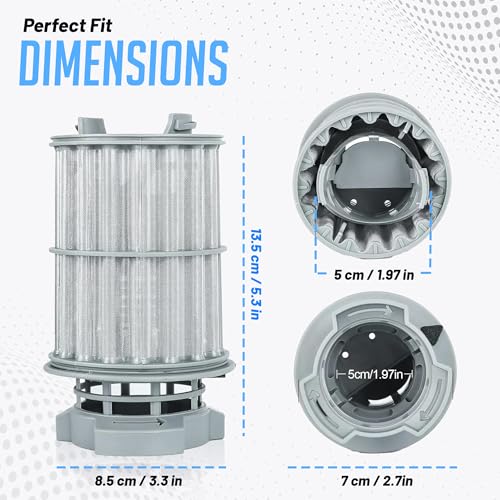 New Upgraded 00645038 645038 Micro Filter Dishwasher Drain Filter Compatible with Bosch Thermador Kenmore Dishwasher filter
