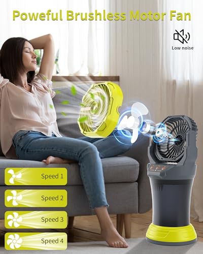 Portable Misting Fan with 30000mAh Battery Fan