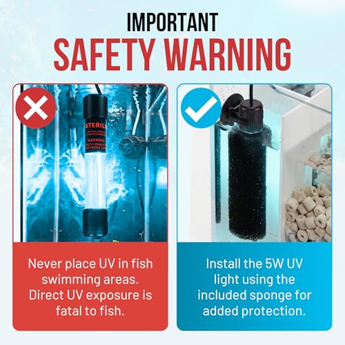 Aquarium UV C Light 5W