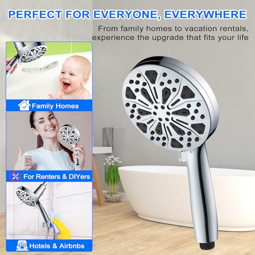 Handheld Shower Head Filter with Magnetic 10