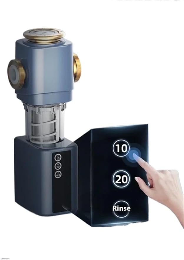 Automatic Flushing Backwash Prefilter Spin Down Sediment Water Filter Central Whole House Purifier System(Water purifier)