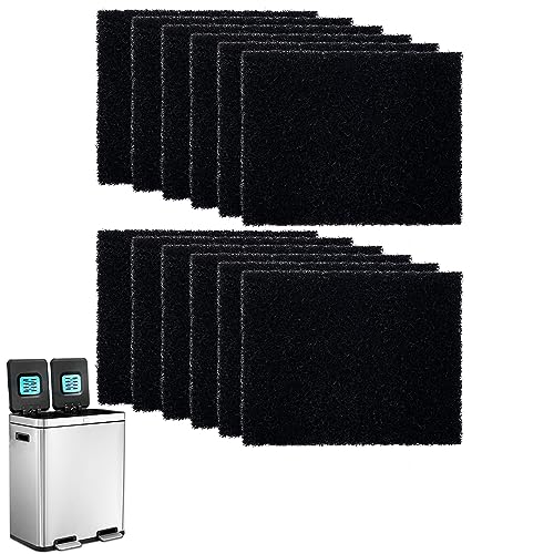 Odor Absorbing Filter Refills for Home Zone Living Kitchen Trash Can (12 Count)