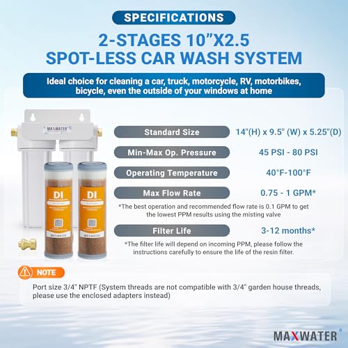 2 Stage Deionized Spot