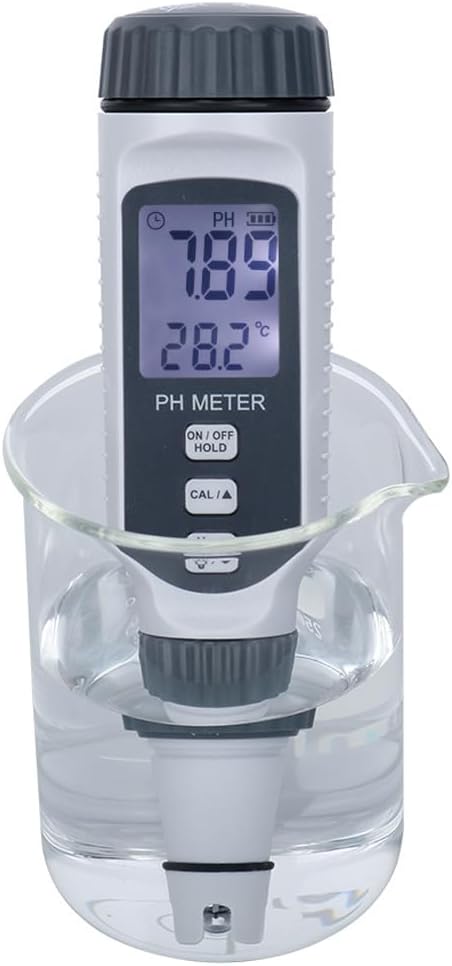 Professional Water Quality Tester, 0-14 PH High Accuracy Water Tester, Digital PH Meter, Waterproof Smart Digital Monitor, for Drinking Water, Swimming Pool, Aquariums