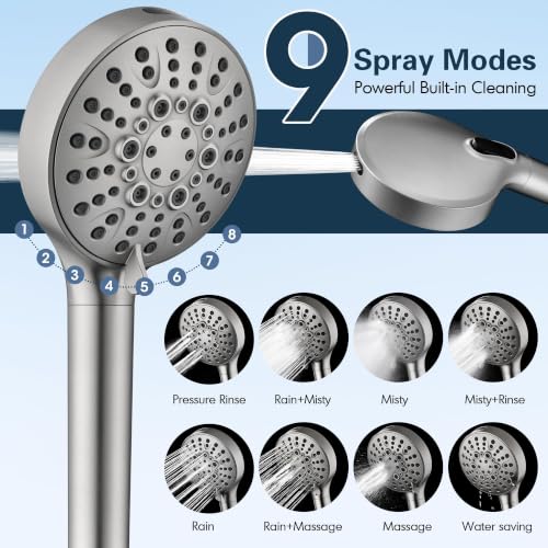 Filtered Shower Head with Handheld