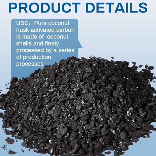 20 Lbs Activated Charcoal Bulk Coconut Granular Carbon 10