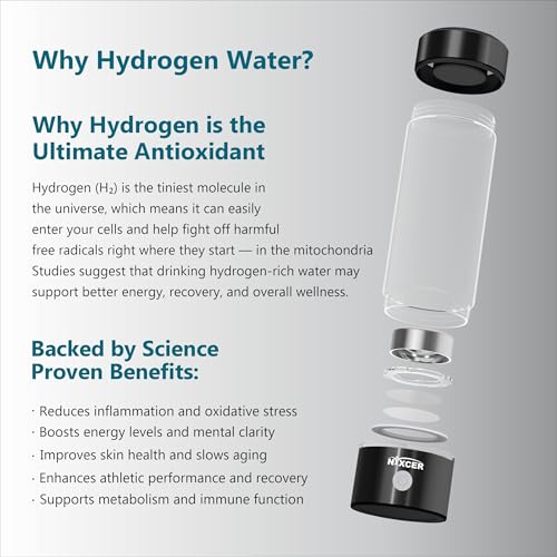 Hydrogen Water Bottle Generator