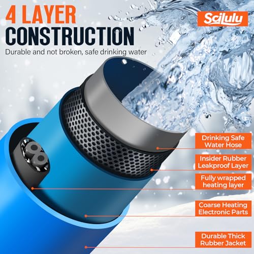 100FT Heated Water Hose for RV