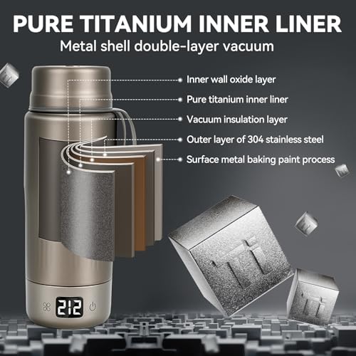Pure Titanium Travel Kettle