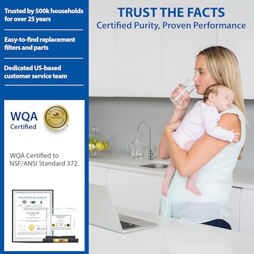 RO-PH90, 6-Stage Under Sink RO System, Alkaline, 90 GPD