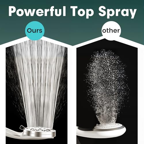 Filtered Brushed Nickel High Pressure Handheld Shower Head