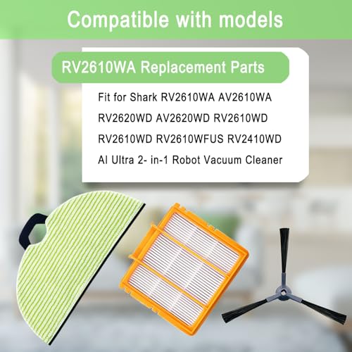 RV2610WA Replacement Parts Compatible with Shark RRV2610WA AV2610WA RV2620WD AV2620WD RV2610WD RV2610WD RV2610WFUS RV2410WD AI Ultra 2