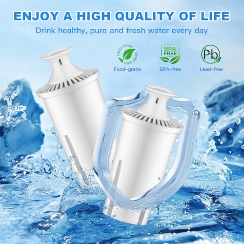 Water Filter Replacement Compatible with Brita Filter & Pitchers