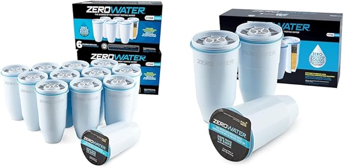 ZeroWater Official Replacement Filter - 5-Stage 0 TDS Filter Replacement - System IAPMO & Official Replacement Filter - 5-Stage 0 TDS Filter Replacement
