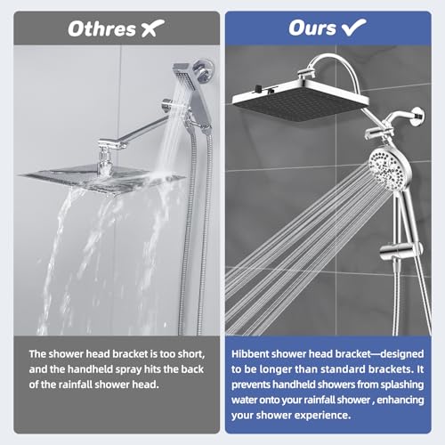 Upgraded cUPC Certified 13'' Shower Head Combo