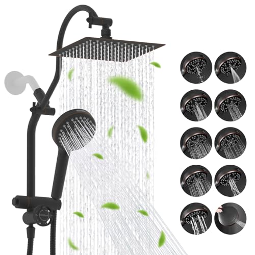 High Pressue All Metal 8" Rainfall Shower Head