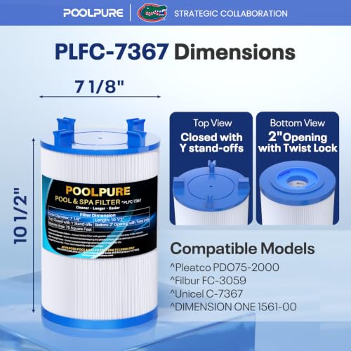 C 7367 Spa Filter Replaces PD075