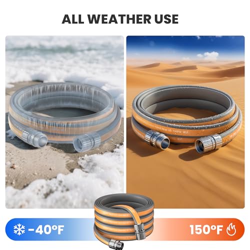 5FT Garden Hose Lay Flat Lightweight Flexible Water Hose