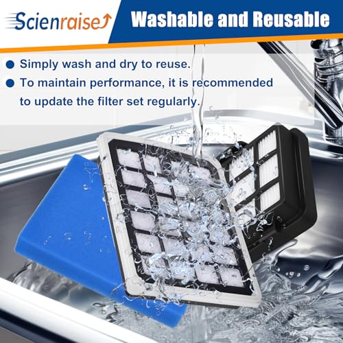 NEN180 Filter Replacement Compatible with Eureka NEN186BL (4 Count)