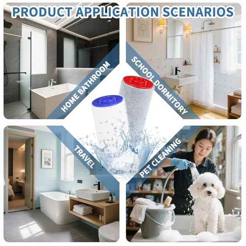 Replacement Filter Set Compatible with Weddell Duo Shower Water Filtration (8 Count)