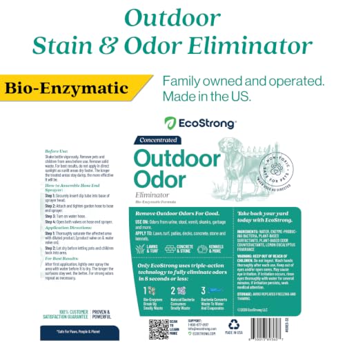 Outdoor Odor Eliminator Outside Dog Urine Enzyme Cleaner Powerful Pet