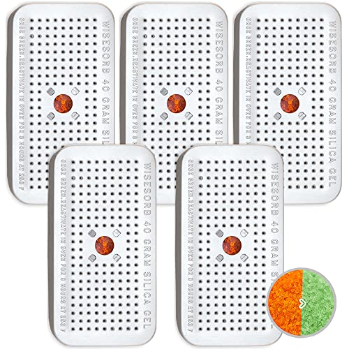 40 Gram Pack of 5 Silica Gel Canister (5 Count)
