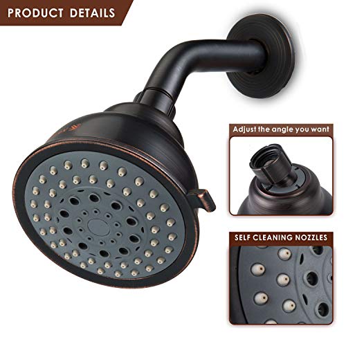 High Pressure Shower Head with Shower Arm