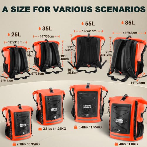 Waterproof Backpack Dry Bag 35L