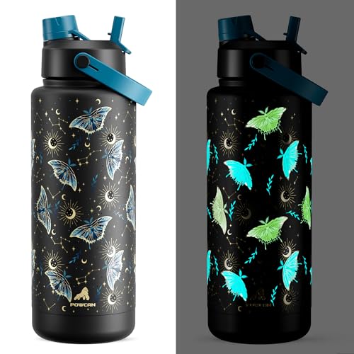 40 oz Insulated Water Bottle with 2