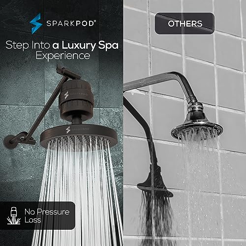 Filtered Shower Head & 11" Shower Arm