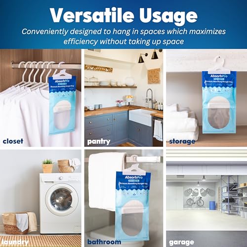 Hanging Moisture Absorber Bags 9.8 oz (10 Count)