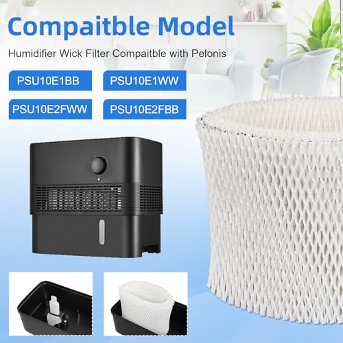 Humidifier Wick Filter PSU10E1BB Compaitble with Pelonis Wicking PSU10E1WW