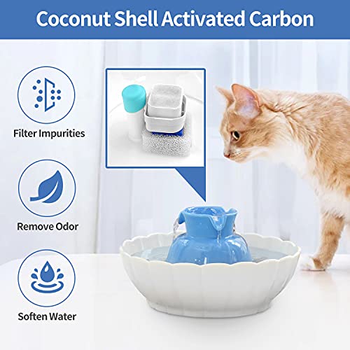 10 Pack Cat Water Fountain Replacement F (10 Count)