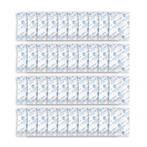5 Gram 40 Packets Fonday Food Grade Silica Gel Desiccant Packs (40 Count)