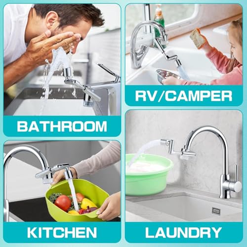8pcs White Filter Element Replacement for CECEFIN Filtered Faucet Extender (8 Count)
