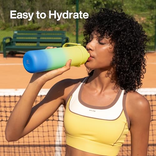 Insulated Water Bottle with Straw Stainless Steel Water Bottle