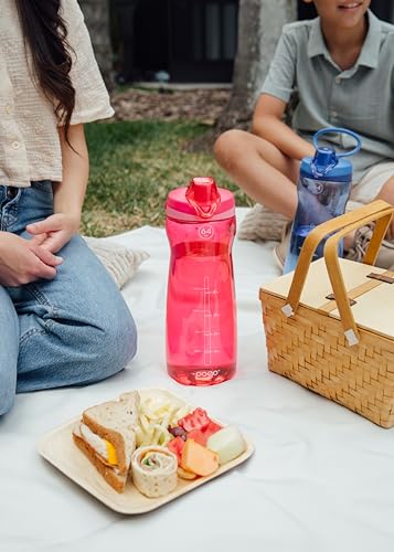 64oz Plastic Water Bottle with Chug Lid and Carry Loop