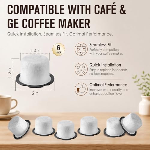 6 Pack Coffee Water Filter Replacement (6 Count)