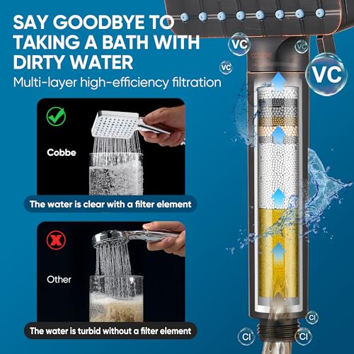 Filtered Shower Head with Handheld