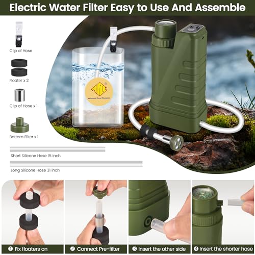 Electric Portable Water Filter Survival