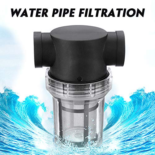 1Pcs Garden Pond 1 inch Inline Mesh Strainer Water Pump Filter Irrigation High Flow Pipeline Filter Garden Interface Strainer