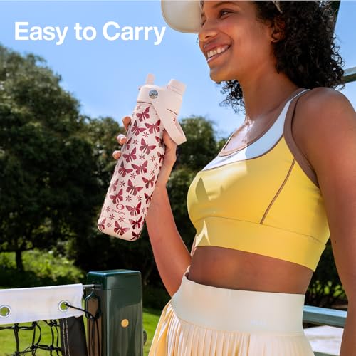 Insulated Water Bottle with Straw Stainless Steel Water Bottle