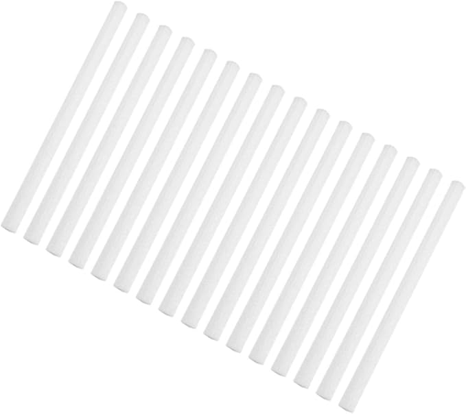 50pcs Fiber Perfume Diffuser Sticks for Humidifiers Absorbent Aroma Wicks for Home Car and Spa Replacement Filter Rods for Essential Oils - AquaVibe
