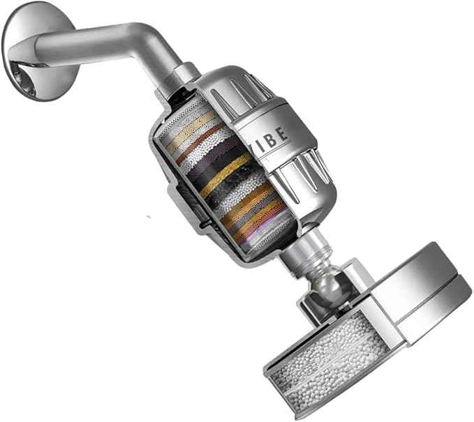 Urbanvibe Luxury Filtered Shower Head Set 20+3 Stage Shower Filter for Hard Water - Removes Chlorine and Harmful Substances - Showerhead Filter High Output